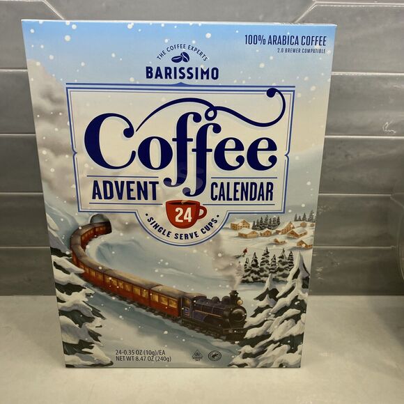 Barissimo Coffee Advent Calendar 2024 Holiday 24 K Cups Asst Flavors Aldi NEW - Picture 1 of 2